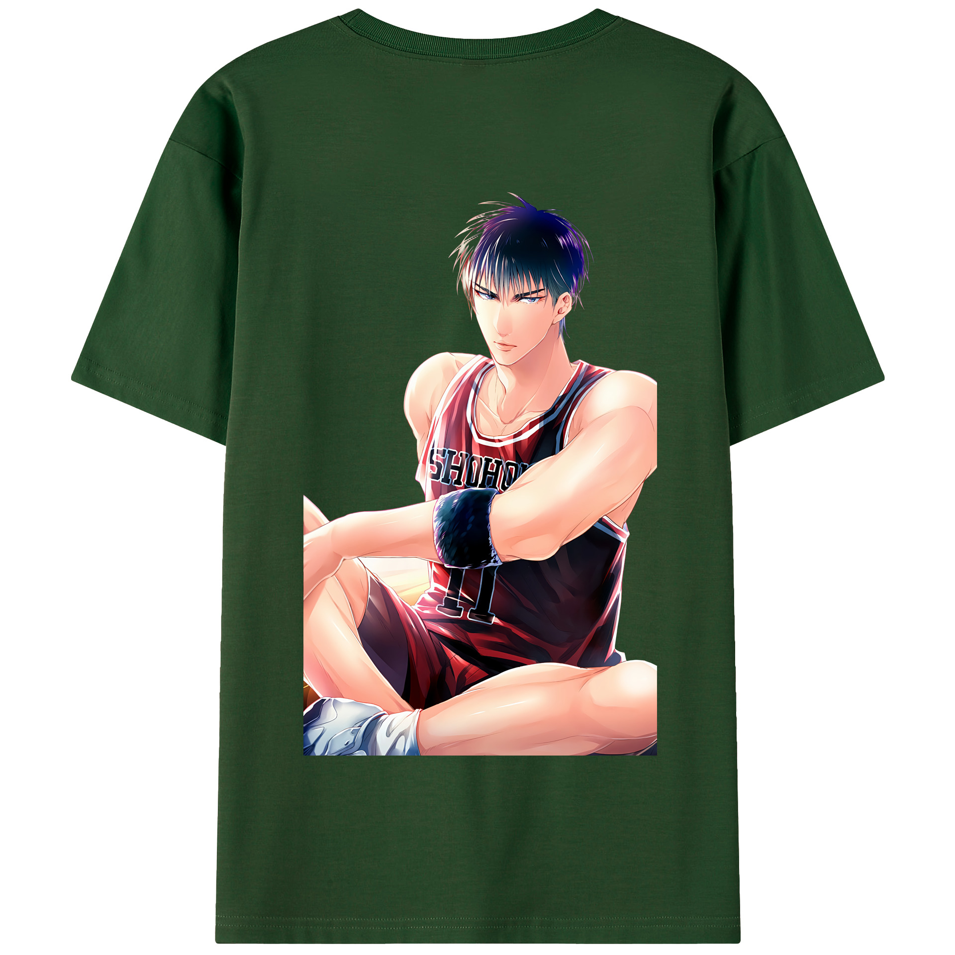 SLAM DUNK／スラムダンク 綿100％半袖Tシャツ（背面プリント）